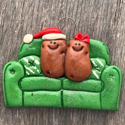 Tis The Season Christmas Ornaments 2 Potatoes Couch Potato Family
