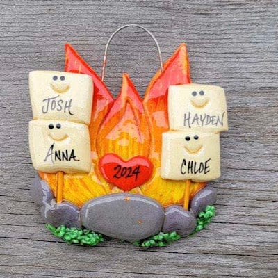 Tis The Season Christmas Ornaments 4 Campfire Christmas Ornament