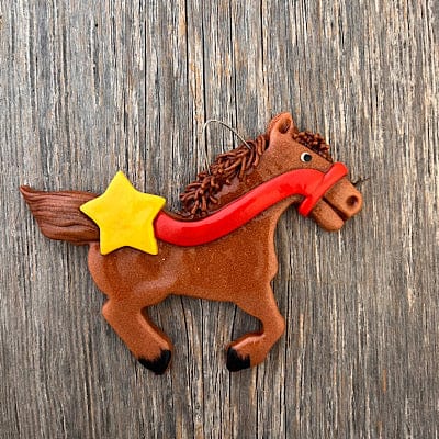 Tis The Season Christmas Ornaments Animals & Pets Horse Christmas Ornament