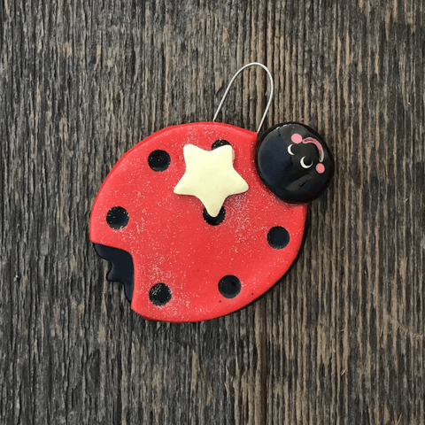 Tis The Season Christmas Ornaments Animals & Pets Red Ladybug Christmas Ornament