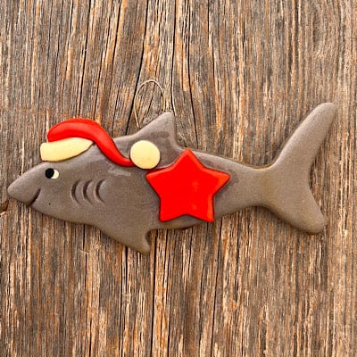 Tis The Season Christmas Ornaments Animals & Pets Shark Christmas Ornament