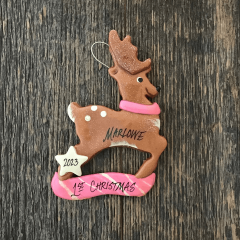 Tis The Season Christmas Ornaments Baby’s 1st Reindeer Christmas Ornament
