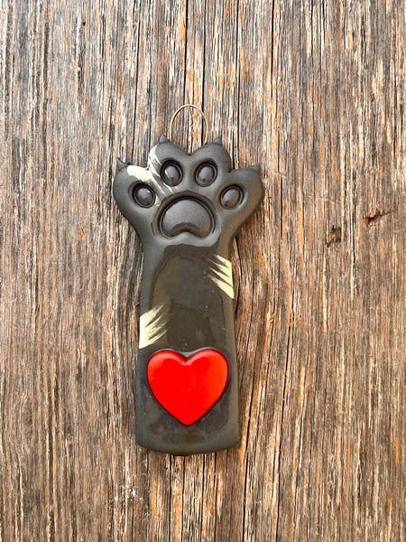 Tis The Season Christmas Ornaments Bad Kitty Paw Christmas Ornament