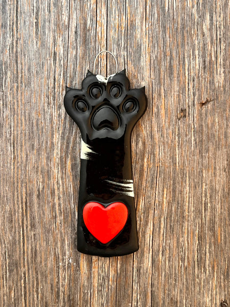 Tis The Season Christmas Ornaments Bad Kitty Paw Christmas Ornament