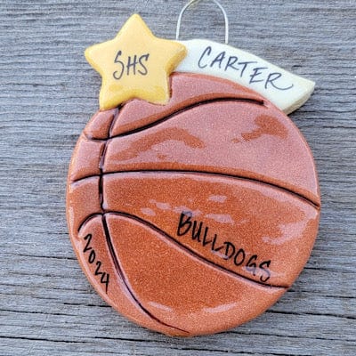 Tis The Season Christmas Ornaments Basketball Ornament