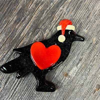 Tis The Season Christmas Ornaments BLACK CROW