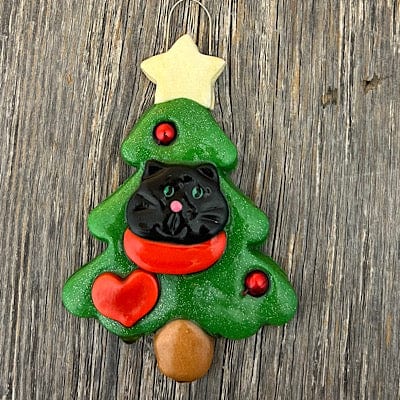 Tis The Season Christmas Ornaments Kitty Christmas Tree Ornament