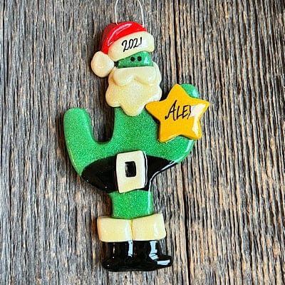 Tis The Season Christmas Ornaments Cactus Ornament