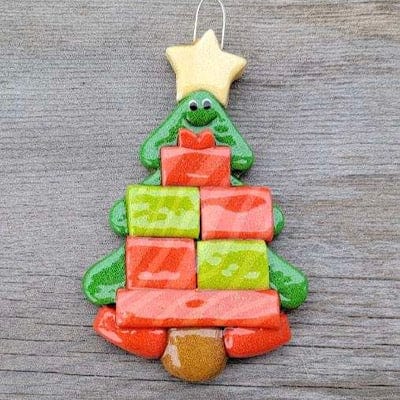 Tis The Season Christmas Ornaments Christmas Tree With Packages Family Ornament