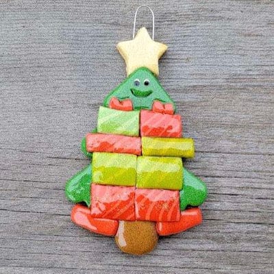 Tis The Season Christmas Ornaments Christmas Tree With Packages Family Ornament