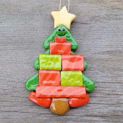 Tis The Season Christmas Ornaments Christmas Tree With Packages Family Ornament