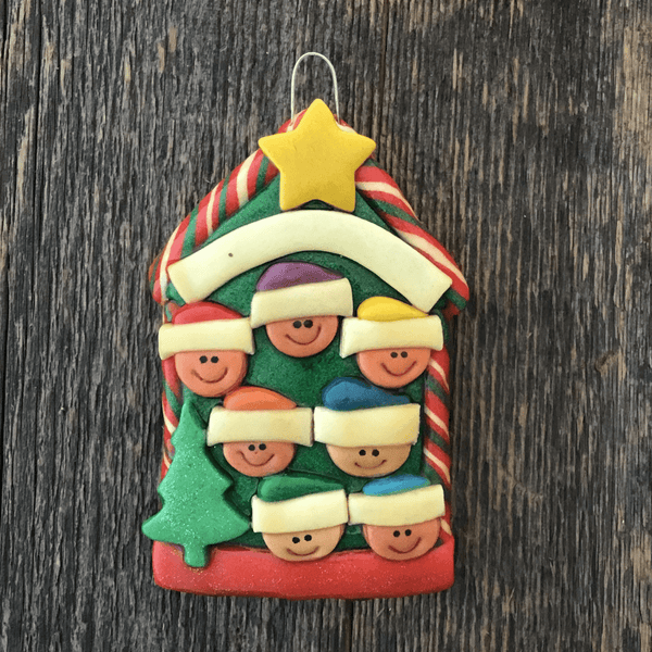 Tis The Season Christmas Ornaments family ornaments 7 / No Candy House Christmas Ornament