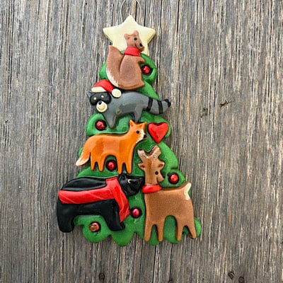 Tis The Season Christmas Ornaments Forest Animal Tree