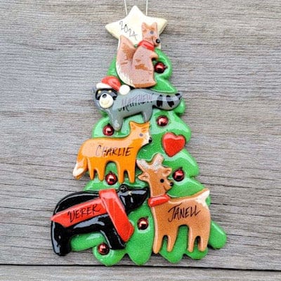Tis The Season Christmas Ornaments Forest Animal Tree Ornament