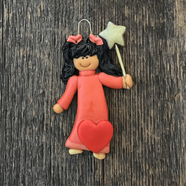 Tis The Season Christmas Ornaments Kids Ornaments Black Little Princess Christmas Ornament