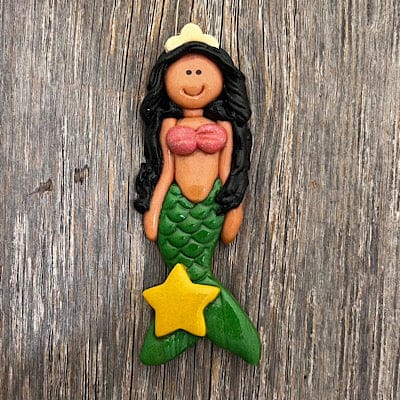 Tis The Season Christmas Ornaments Kids Ornaments Black Mermaid Christmas Ornament