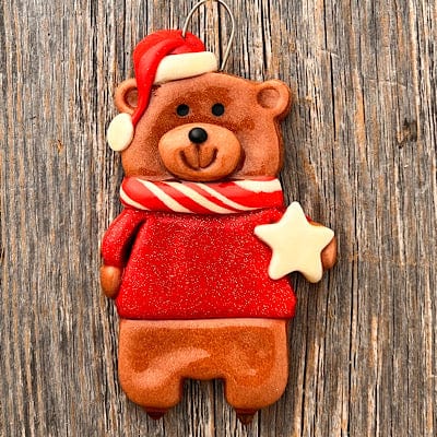Tis The Season Christmas Ornaments Kids Ornaments Male with star Teddy First Christmas
