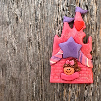 Tis The Season Christmas Ornaments Kids Ornaments Princess Castle Christmas Ornament