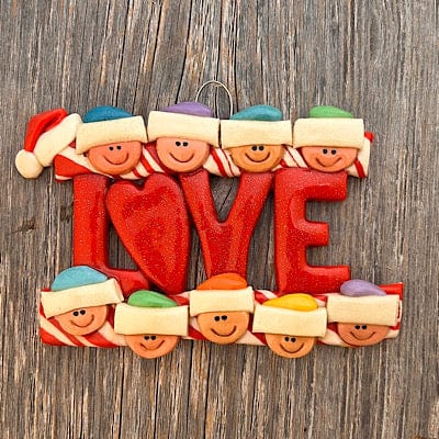 Tis The Season Christmas Ornaments LOVE Family Christmas Ornament