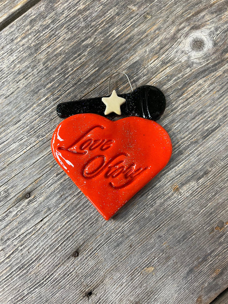 Tis The Season Christmas Ornaments Love story