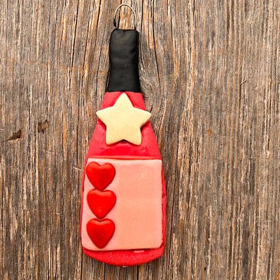 Tis The Season Christmas Ornaments miscellaneous Bottle of Rose Christmas Ornament