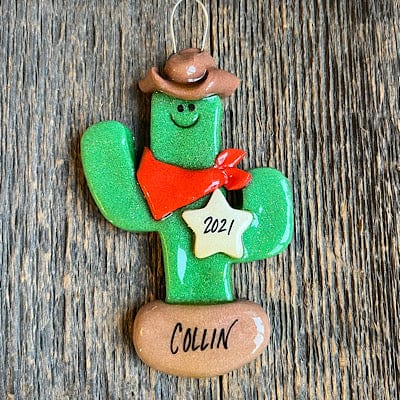 Tis The Season Christmas Ornaments Santa Cactus Santa cactus Christmas Ornament