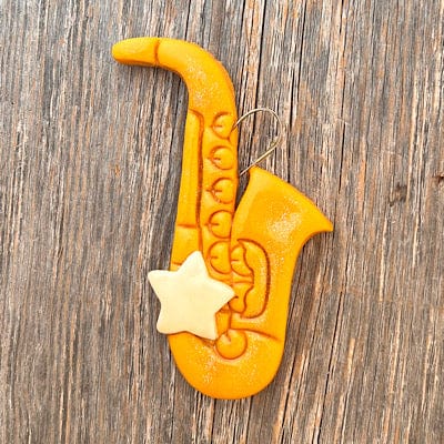 Tis The Season Christmas Ornaments Saxophone Musical instruments ornaments