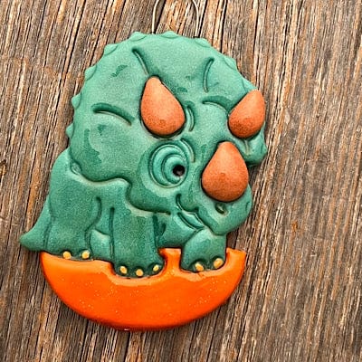 Tis The Season Christmas Ornaments Triceratops Christmas Ornament