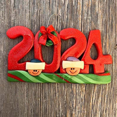 Tis The Season Christmas Ornaments Two heads 2024 Family Christmas Ornament