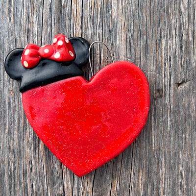 Tis The Season Christmas Ornaments With bow Mouse Love