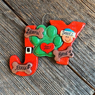 Tis The Season Christmas Ornaments 1 Head 3 Bones The Joy of Being Pawrents