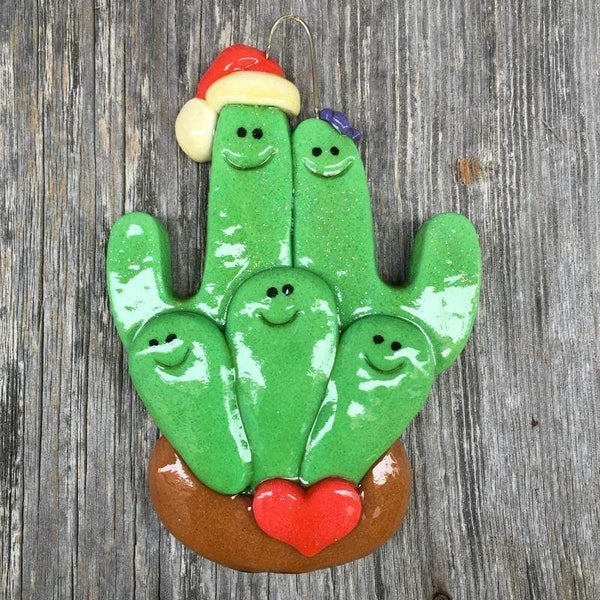 Tis The Season Christmas Ornaments 5 Cactus Family