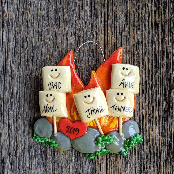 Tis The Season Christmas Ornaments 5 Campfire Ornament