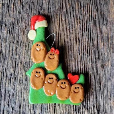 Tis The Season Christmas Ornaments 6 Idaho Potato Family Ornament