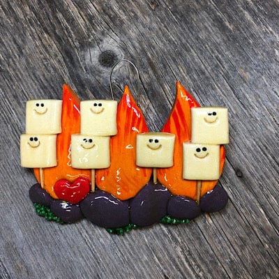 Tis The Season Christmas Ornaments 7 Campfire Ornament