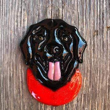 Tis The Season Christmas Ornaments Animals & Pets Black Labrador Dog Ornament