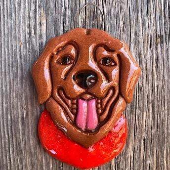 Tis The Season Christmas Ornaments Animals & Pets Brown Labrador Dog Ornament