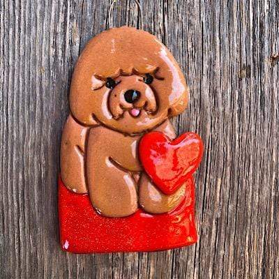 Tis The Season Christmas Ornaments Animals & Pets Buff Bichon Dog Ornament