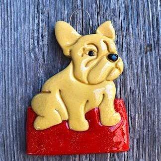 Tis The Season Christmas Ornaments Animals & Pets Buff French Bulldog Ornament