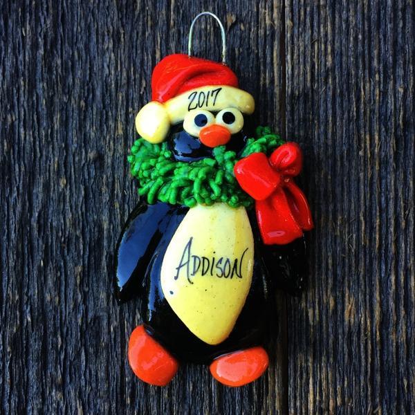 Tis The Season Christmas Ornaments Animals & Pets Christmas Penguin Ornament