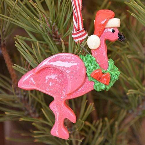 Tis The Season Christmas Ornaments Animals & Pets Flamingo Ornament