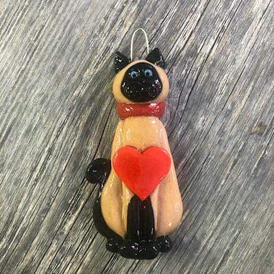 Tis The Season Christmas Ornaments Animals & Pets Siamese Cat Ornament