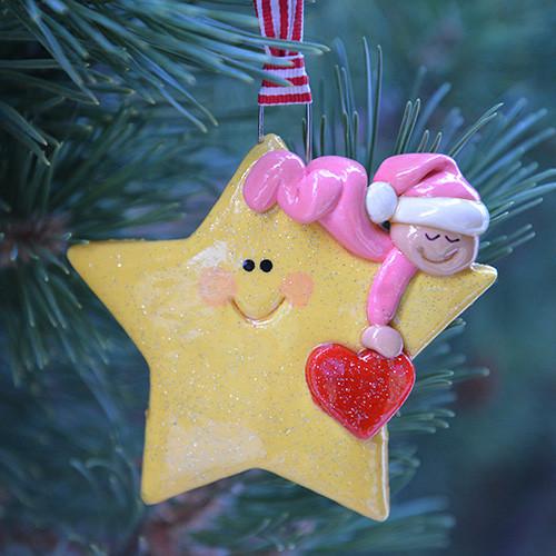 Tis The Season Christmas Ornaments Baby, 1st Christmas Baby Star Ornament