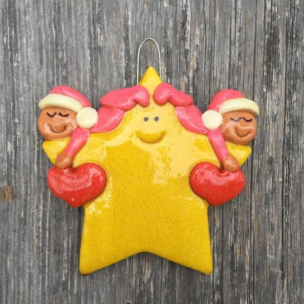 Tis The Season Christmas Ornaments Baby, 1st Christmas Pink Twins! Babies First Christmas Ornament