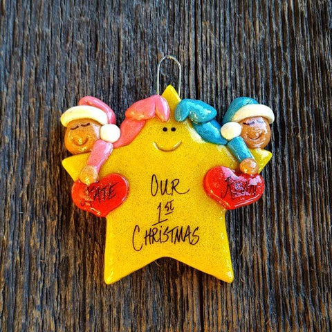Tis The Season Christmas Ornaments Baby, 1st Christmas Twins! Babies First Christmas Ornament