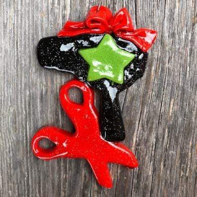 Tis The Season Christmas Ornaments Beauty Tool Ornament