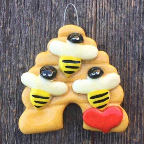 Tis The Season Christmas Ornaments Beehive Ornament 3 Beehive Family Christmas Ornament