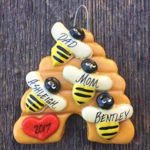 Tis The Season Christmas Ornaments Beehive Ornament 4 Beehive Family Christmas Ornament