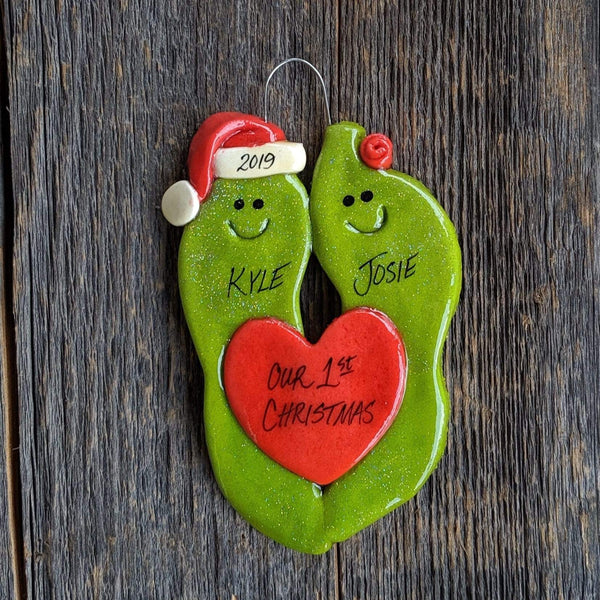 Tis The Season Christmas Ornaments Couple Hatch Chile Pepper Family