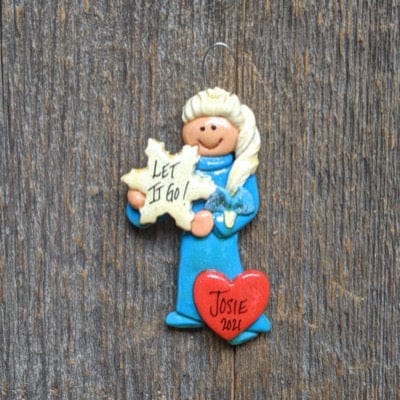 Tis The Season Christmas Ornaments Elsa-Inspired Princess Ornament